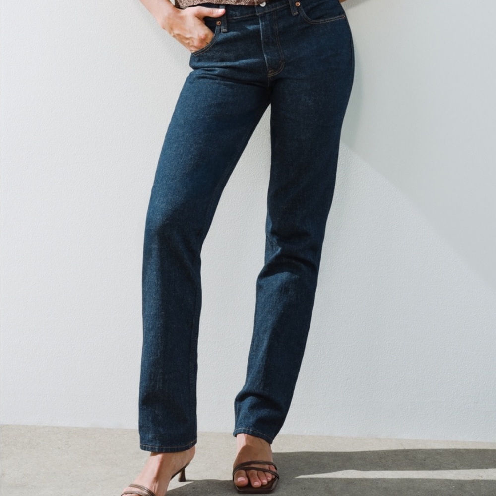 Abercrombie & Fitch Mid Rise 90s Straight